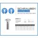 Schlossschrauben DIN 603 Edelstahl A2 M 8 35 mm 100 Stk.