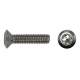 Linsensenkschrauben DIN 966 Edelstahl A2 TORX M 4 5 mm 25 Stk.