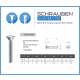 Linsensenkschrauben DIN 966 Edelstahl A2 TORX M 4 10 mm 100 Stk.