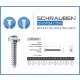 Blechschrauben DIN 7981 (~ISO 14585) TORX Linsenkopf Edelstahl A2 4,8 mm 19 mm 100 Stk.
